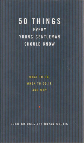 50 Things Every Gentleman Should Know - child's etiquette book