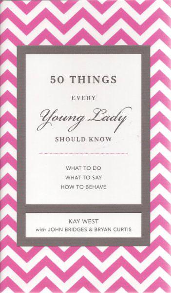 50 Things Every Lady Should Know - child's etiquette book